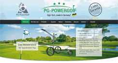 Desktop Screenshot of pg-powergolf.de